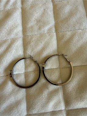 Givenchy silver Hoop Earrings